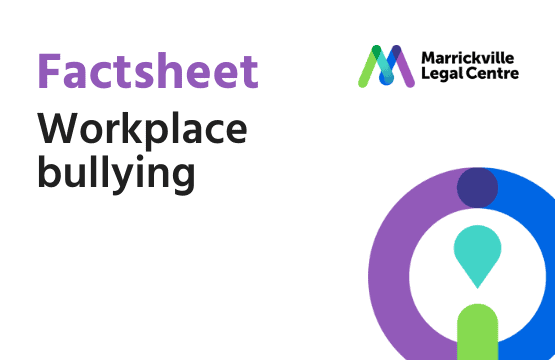 Factsheet workplace bullying